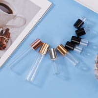 Kosong 1ml 2ml 3ml 5ml 10ml Mini sampel Vial bening minyak esensial parfum kaca Roll on botol
