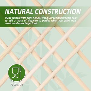 Mua Vòng Giá Rẻ Gậy Tre Bán Buôn Nhà Cung Cấp Xiên Tre 30Cm Bois De Brochette Tre Xiên - Product Image 4