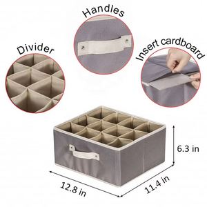 Modern Fabric <b>6</b> Shelf Closet Hanging Organizer Detachable <b>Drawer</b> for Storage Clothes Wardrobe Organization - Product Image 4