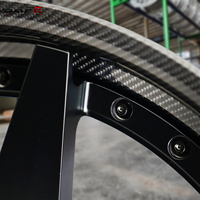 Rines de Aleación Forjados Carbonizados con Diseño de Estrella, 19, 20, 21 Pulgadas, 5x112, GT4, Magenta Fucsia, para BMW M3 G80 Le Mans Sedán