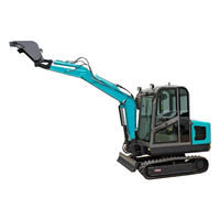 Mini-excavatrice modèle 3 tonnes avec moteur diesel Laidong 385 ou Kubota Euro 5 et EPA