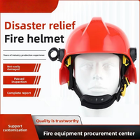Casque de pompier ignifuge, protection d'urgence, flexible, durable, portable