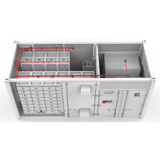 Wattsoalr BESS Lithium Battery Storage Container 100Kwh 200Kwh 500Kw 1MW 1.2MW Solar Energy Storage System for Industrial Use