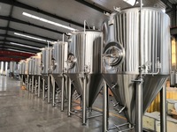 Équipement de brassage de bière haut de gamme 1000L 10BBL avec pompe PLC et cuve sous pression pour micro-brasserie