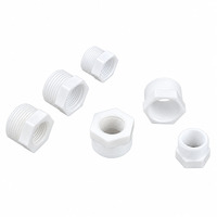 Raccord réducteur fileté mâle-femelle en plastique 1 pouce 3/4 pouce 1/2 pouce pour tuyauterie de plomberie