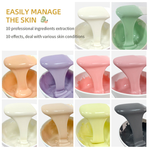 Vendita calda 650g maschera di gelatina maschera di lumaca in polvere idratante sbiancante Peel off maschera viso con vitamina C e ingredienti a base di erbe - Product Image 4