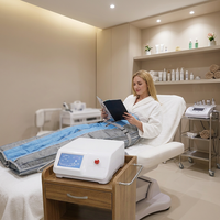 Appareil de pressothérapie corporelle ABS pour amincissement par pression d'air et drainage lymphatique, écran LCD, garantie 1 an pour prises AU/CN/UK/JP