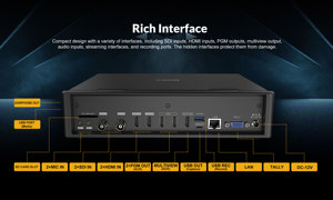 Avmatrix S4ฉลามบวก4-CH HDMI Video Switcher 10.1 "LCD RTMP SRT Streaming dual RECORDING สำหรับ chพิชถ่ายทอด<span class=keywords><strong>สด</strong></span> - Product Image 4