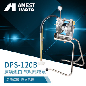 ปั๊มลมไดอะแฟรมคู่ Anest Iwata DPS-120B ตัวเครื่องอะลูมิเนียมอัลลอยด์  พร้อมเมมเบรน PTFE อัตราการไหล 2 ลิตร/นาที - Product Image 3