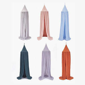 Cina produttore 100% cotone <span class=keywords><strong>letto</strong></span> baldacchino per bambini copertura del <span class=keywords><strong>letto</strong></span> appeso cupola <span class=keywords><strong>zanzariera</strong></span> per i bambini - Product Image 1