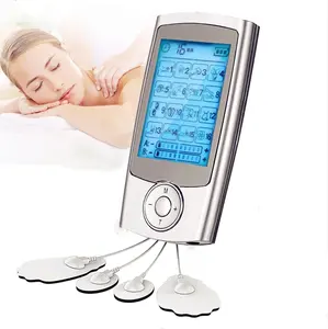 TENS EMS 16 Modes de massage Stimulateur musculaire électronique de physiothérapie rechargeable par USB pour le soulagement de la douleur corporelle