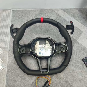 Volante Deportivo de Carreras para BMW Serie G G42 LCI 2025, Volante de Fibra de Carbono Perforado para BMW 330i LCI - Product Image 6
