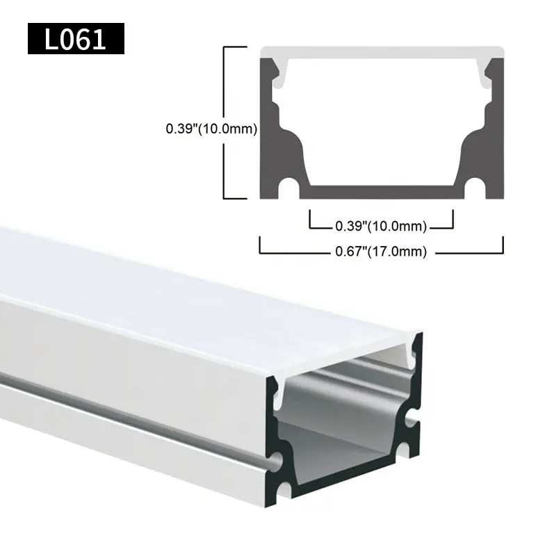 Siyah LED alüminyum profil şerit kanal tutucu kabine lineer Bar aydınlatma ile sütlü/siyah kapak için 5050 2835 ışık şeridi
