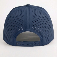 Vente directe d'usine, chapeaux de golf perforés pour hommes, broderie 3D personnalisée, chapeau de golf imperméable à 5 panneaux avec logo personnalisé