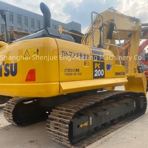 Excavadora Usada Komatsu PC200 en Buen Estado, Equipo de Movimiento de Tierras para Construcción, Komatsu PC 200 220 300, Excavadora a Bajo Precio - Product Image 4
