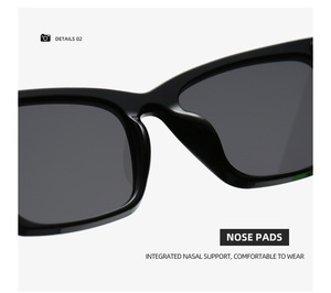 Nouvelles lunettes de soleil œil de chat gm tali Europe et les États-Unis réseau de lunettes de soleil de mode red street shot cross-border square <span class=keywords><strong>sungl</strong></span> - Product Image 5