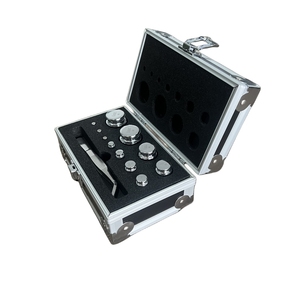 Ensemble de poids d'étalonnage en acier chromé Veidt Weighing OIML M1 1g-2kg pour balance de 3kg 0.01g OIML M1 1g-2kg en acier chromé - Product Image 4