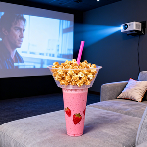 Vaso Desechable Personalizado de 16oz/24oz para Bebidas, Snacks, Té con Leche, Jugo, PP Reciclado, Vasos Plásticos Desechables con Tapa - Product Image 2