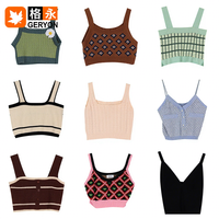 Tank Top & Sweater Rajut Musim Dingin Bekas untuk Wanita, Bahan Campuran Tebal, Pakaian Bekas, Bale 45kg, MOQ 45KG
