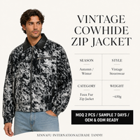 Blouson Bomber Homme Vintage en Polyester/Coton Uni Décontracté Col Montant Réversible Respirant Coupe-Vent Style Urbain Automne
