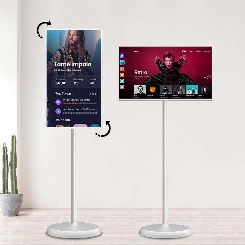 Hot Sale Smart LCD Display <strong>TV</strong> Rechargeable 21.5 Inch Touch Screen Android <strong>Portable</strong> <strong>TV</strong>