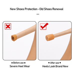Protector de Tacones Altos, Cubre Tacones Antideslizantes y Silenciosos de TPU, Funda Protectora Antidesgaste para Tacones de Aguja para Zapatos de Mujer - Product Image 5