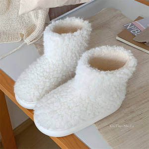 XIXIXITIAO cheville neige lune designer filles chaudes femmes pantoufles vendeurs vérifiés feutre gros dames bottes d'hiver chaussures <span class=keywords><strong>pour</strong></span> dames - Product Image 2