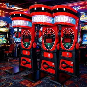 Lifun Machine d'arcade de boxe et de kick-boxing à monnayeur en métal personnalisée, testeur de force, jeu de récompense <span class=keywords><strong>pour</strong></span> centre d'amusement - Product Image 3