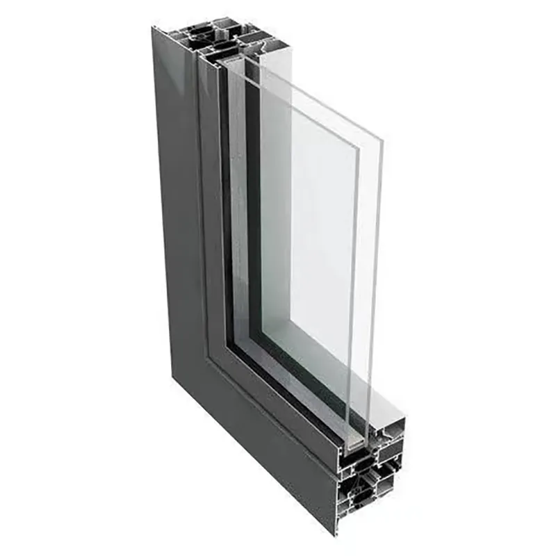 Aluminium Window Door Section Extrusion Channel Shapes Section Profile