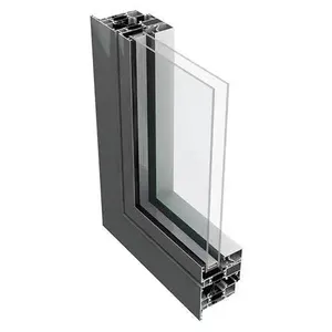 Алюминиевая оконная дверная секция экструзионный профиль
