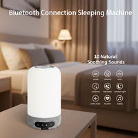 Machine à Sons Apaisants pour Bébé Rechargeable USB OEM avec Veilleuse Chaude, Contrôle Intelligent par Minuterie, Batterie 1800 mAh, Portable pour le Sommeil des Enfants