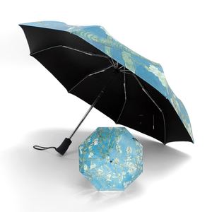 Parapluie pliant de voyage léger à ouverture automatique de 23 pouces, style populaire personnalisé avec logo promotionnel pour hommes et femmes - Product Image 2