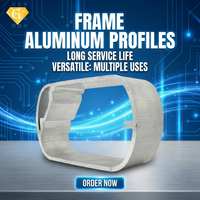 Rangka Profil Aluminium Modular Anti-Korosi Tahan Karat Diamagnetik Kekuatan Tinggi untuk Casing Peralatan