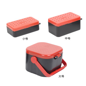 Caja de plástico para cebo de pesca Kdhru, de varios tamaños, con asa, para almacenamiento de equipo de pesca al aire libre - Product Image 5
