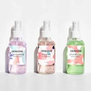 Private Label Puur Natuurlijke Bloem Water Organische Hydraterende Hydraterende Gezichtsmist Toner Lavendel Water Spray Gezichtstoner