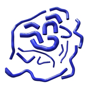 ชุดข้อศอกเทอร์โบหม้อน้ำหล่อเย็นท่อซิลิโคนแบบถักยืดหยุ่นอุณหภูมิสูงสำหรับฮอนด้าซีวิค - Product Image 1