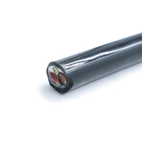 Câble sous-marin hybride haute puissance - 29 AWG courant élevé + 222 AWG paire torsadée blindée auxiliaire (Feuille + Tresse) Cuivre étamé/PVC/TPU