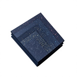Dalles de sol en caoutchouc haute résistance résistantes aux impacts des haltères, longue durée de vie pour les clubs de fitness ouverts 24h/24. - Product Image 1