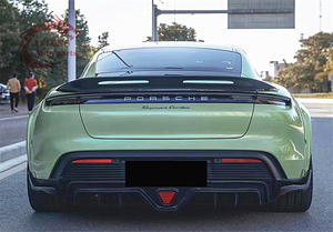 Lèvre arrière de diffuseur arrière en Fiber de carbone de Style C de haute qualité pour <span class=keywords><strong>Porsche</strong></span> <span class=keywords><strong>Taycan</strong></span> <span class=keywords><strong>Turbo</strong></span>/<span class=keywords><strong>turbo</strong></span> <span class=keywords><strong>s</strong></span> Kit de carrosserie - Product Image 2