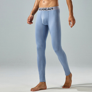 All'ingrosso di alta qualità per ragazzi sport <span class=keywords><strong>leggings</strong></span> traspiranti tinta unita in cotone pettinato pantaloni stretti <span class=keywords><strong>termici</strong></span> mutandoni per <span class=keywords><strong>uomo</strong></span> - Product Image 6