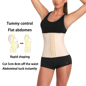 Faja de control de barriga delgada <span class=keywords><strong>para</strong></span> entrenamiento de cintura deshuesada de látex y acero 100% de alta calidad <span class=keywords><strong>para</strong></span> Tallas grandes - Product Image 5