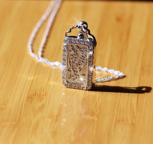 न्यूनतम चांदी उर्न हार का अंतिम संस्कार - Product Image 6