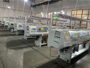 Mesin rajut kerah datar biaya kompetitif Tiongkok mesin rajut kerah kereta ganda sistem tunggal - Product Image 3