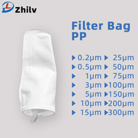 Sac filtrant liquide en PP avec couture cousue et anneau en acier, filtration micronique pour l'industrie du traitement de l'huile, des produits chimiques, de la peinture et de l'eau