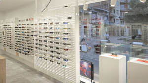 Gabinetes de pantalla óptica Premium personalizados Vitrinas Premium para diseño y decoración de interiores de tienda óptica minorista - Product Image 5