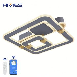 Plafonnier LED moderne et créatif à haute luminosité personnalisable en usine pour la salle à manger, le couloir, le salon, la source d'alimentation CA - Product Image 5