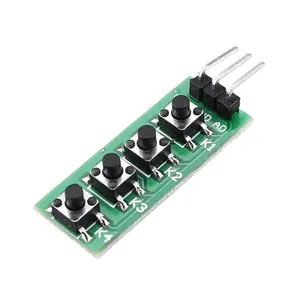 Lonten 10 Stks/partij Toetsenbord 4 Button Key Module Schakelaar Toetsenbord Voor Arduinos MEGA2560 Breadboard