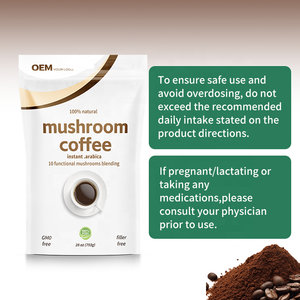 กาแฟไมโครเห็ดสำเร็จรูป 100% จากธรรมชาติ ไม่มีน้ำตาล ผสมเห็ดรวมและเห็ดหลินจือ ดีท็อกซ์ สูตรเฉพาะสำหรับแบรนด์ส่วนตัว (OEM) ขายดี - Product Image 4
