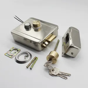 Double Cylinder Electric Lock Fail Secure Security Door Access Control Electronic Rim Locks