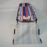 Sac à dos Leader Chaises de plage inclinables à plat, chaise de bronzage face vers le bas, lit de camp portable de camping pliant